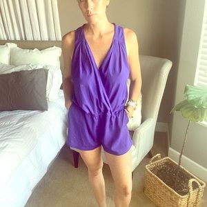Purple BCBG romper